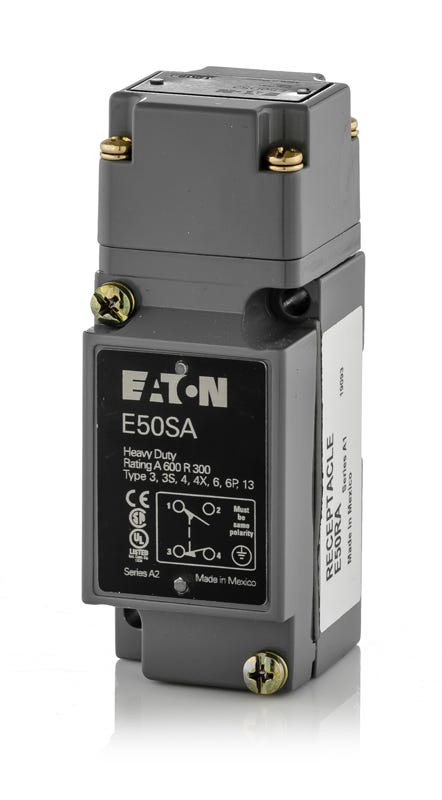 Eaton/Cutler-Hammer E50AS3 Side Push Plunger Roller Limit Switch