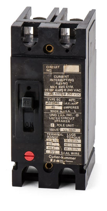 Eaton/Cutler-Hammer EC2040 2 Pole Circuit Breaker