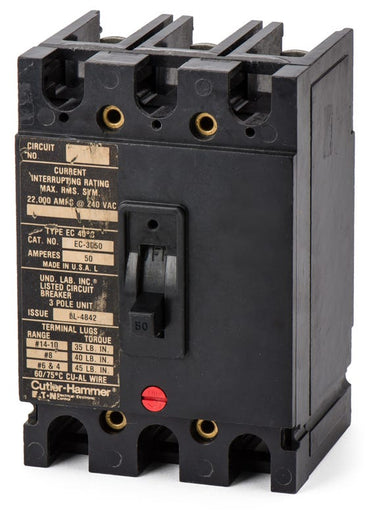 Eaton/Cutler-Hammer EC3050 3 Pole Circuit Breaker