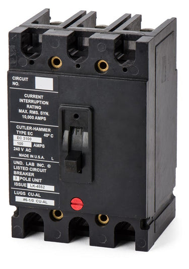 Eaton/Cutler-Hammer EC3100 3 Pole Circuit Breaker
