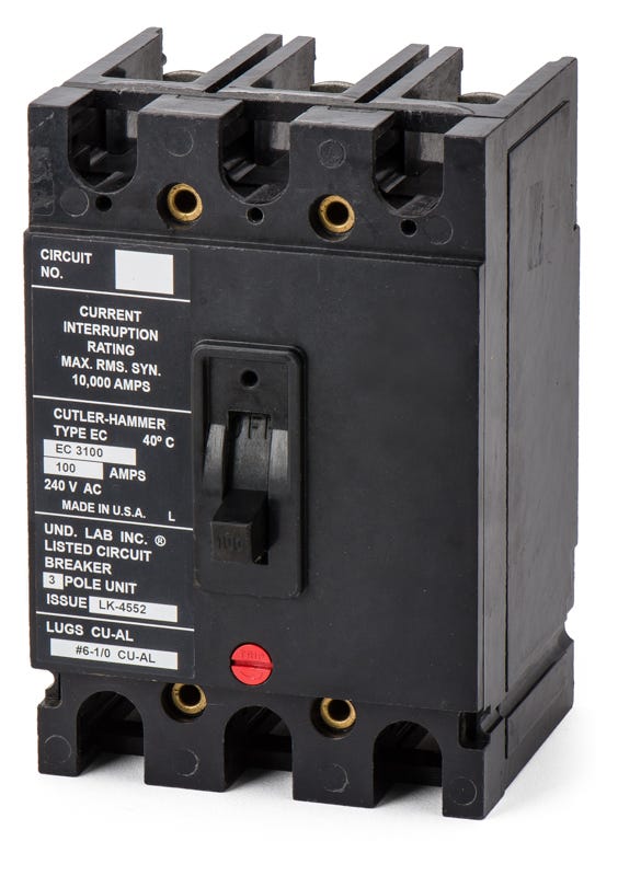 Eaton/Cutler-Hammer EC3100 3 Pole Circuit Breaker