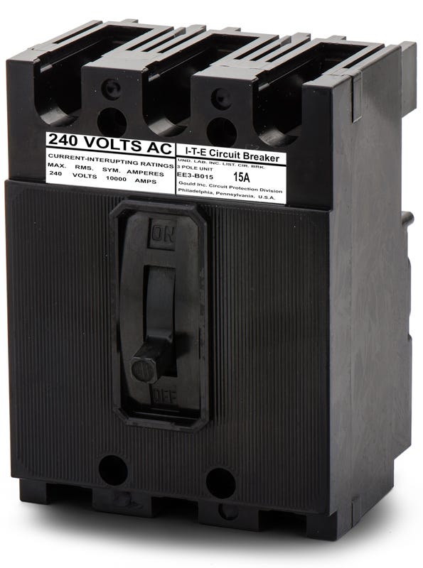 Siemens EE3B015 3 Pole Circuit Breaker