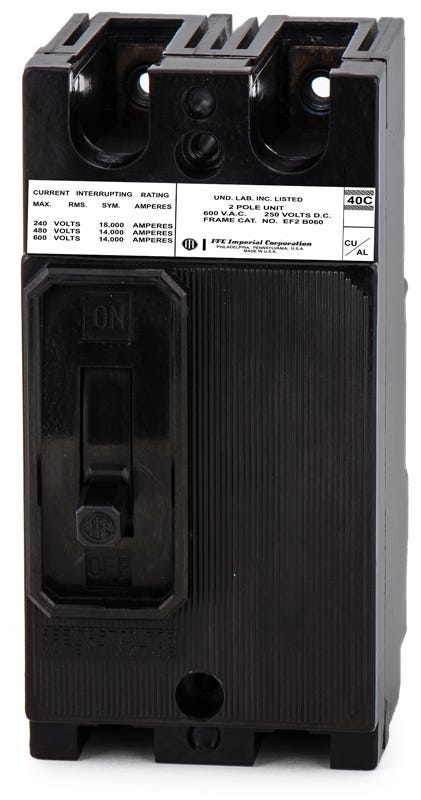 Siemens EF2B020 2 Pole Circuit Breaker