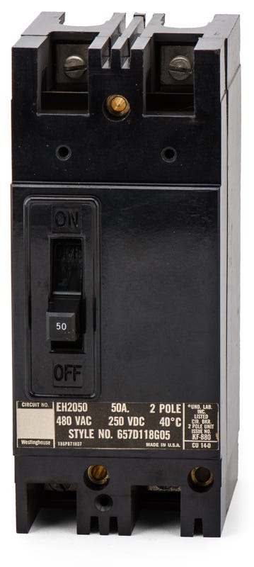 Eaton/Cutler-Hammer EH2050 2 Pole Circuit Breaker