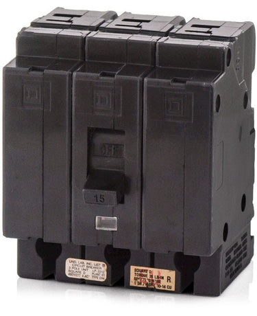 Square D EH34015 3 Pole Circuit Breaker