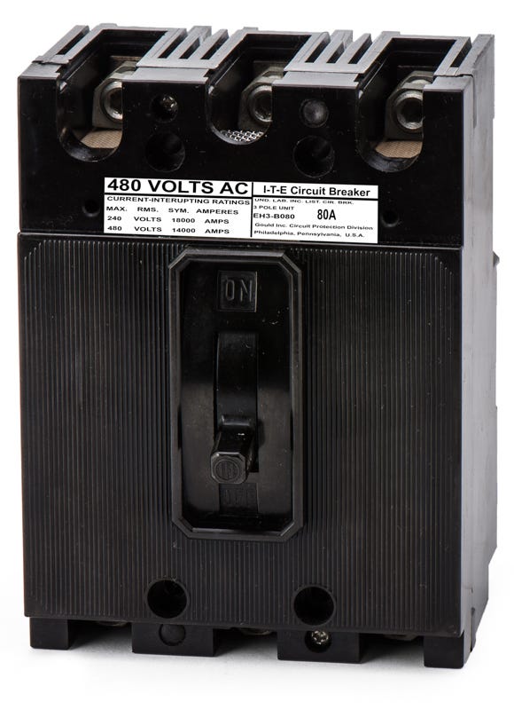 Siemens EH3B080 3 Pole Circuit Breaker