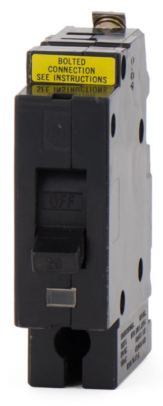 Square D EHB14020HID 1 Pole Circuit Breaker