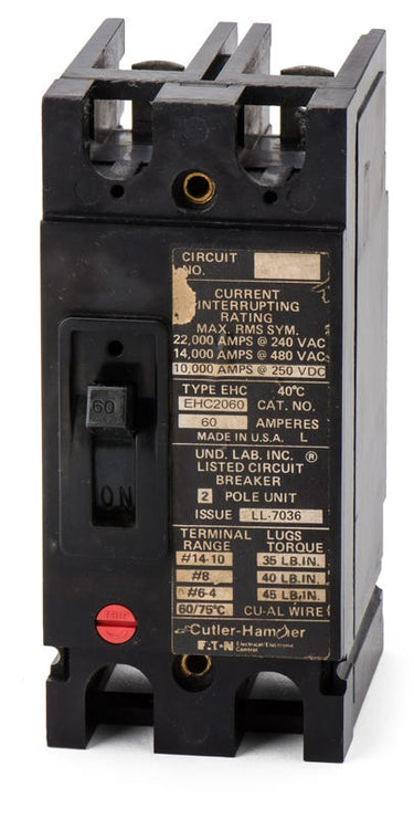 Eaton/Cutler-Hammer EHC2060 2 Pole Circuit Breaker