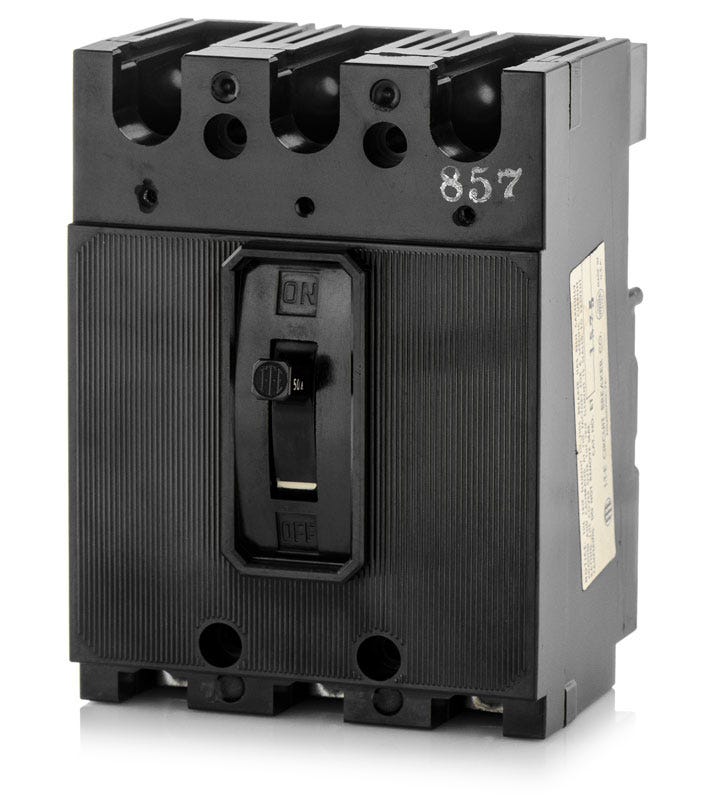Siemens/Gould ET-1575 3 Pole Circuit Breaker