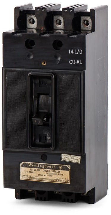 Westinghouse F3015 3 Pole Circuit Breaker