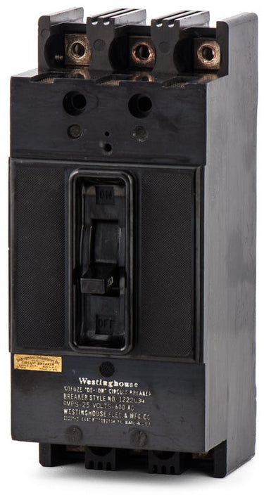 Westinghouse F3025 3 Pole Circuit Breaker