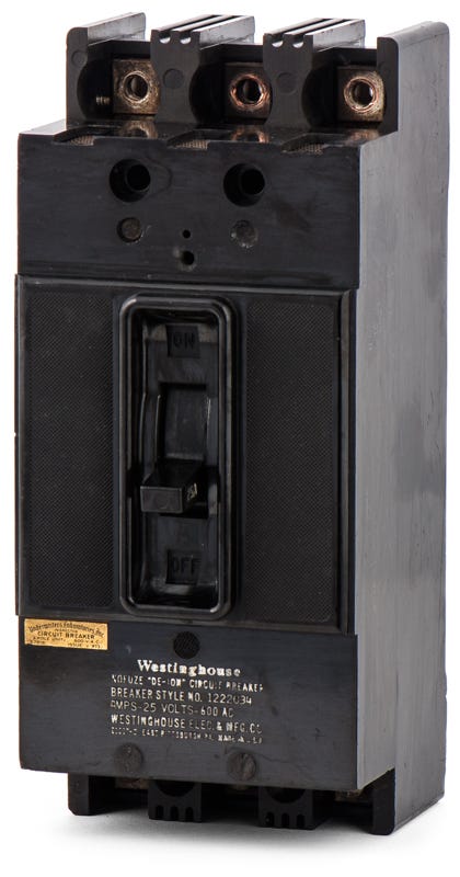 Westinghouse F3025 3 Pole Circuit Breaker