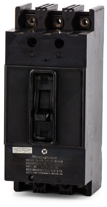 Westinghouse F3030 3 Pole Circuit Breaker