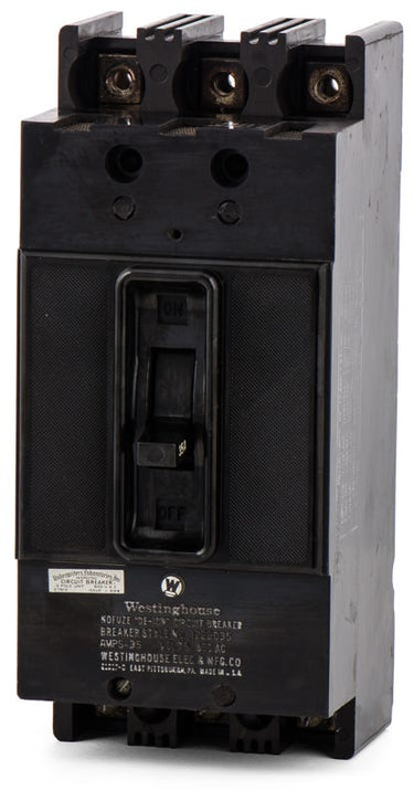 Westinghouse F3035 3 Pole Circuit Breaker