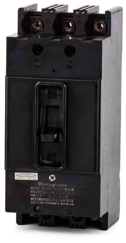 Westinghouse F3035 3 Pole Circuit Breaker