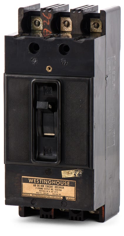 Westinghouse F3090 3 Pole Circuit Breaker