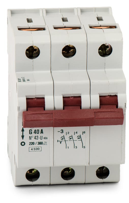 Klockner Moeller FA2G40-3 3 Pole Circuit Breaker