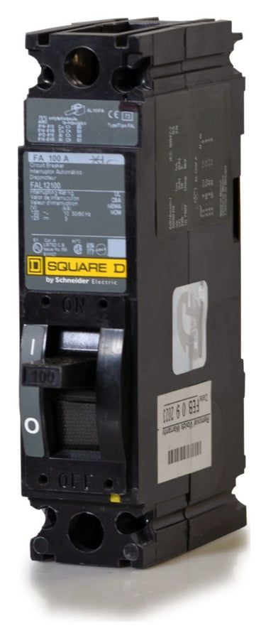 Square D FAL12100 1 Pole Circuit Breaker
