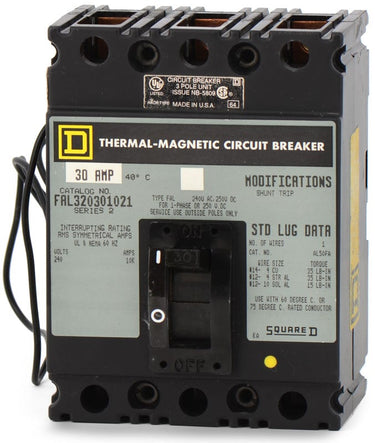 Square D FAL32030-1021 3 Pole Circuit Breaker