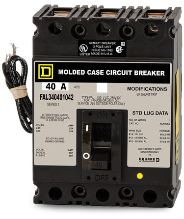 Square D FAL340401042 3 Pole Circuit Breaker