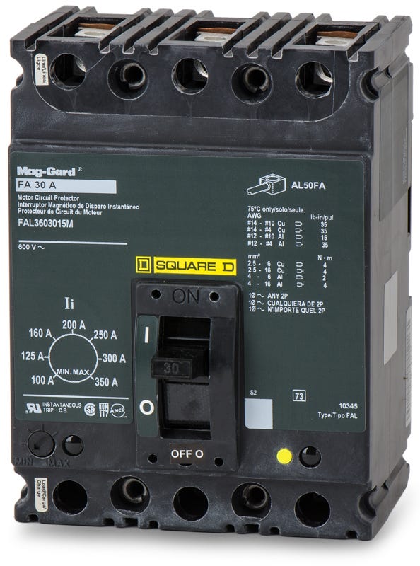 Square D FAL3603015M 3 Pole Circuit Breaker