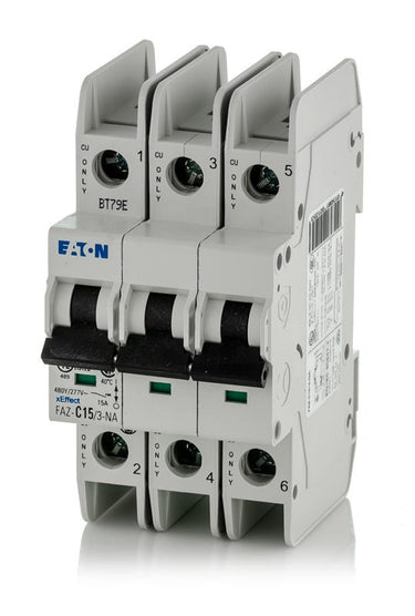Eaton FAZ-C15/3-NA 3 Pole Circuit Breaker