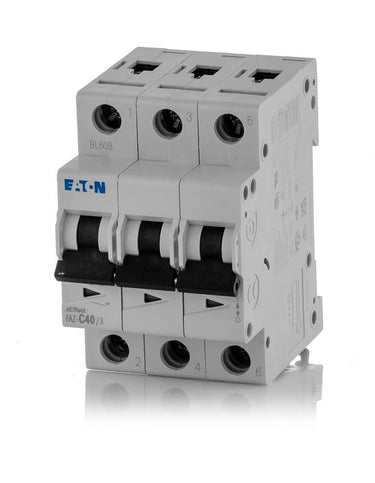 Eaton FAZ-C40/3 3 Pole Circuit Breaker