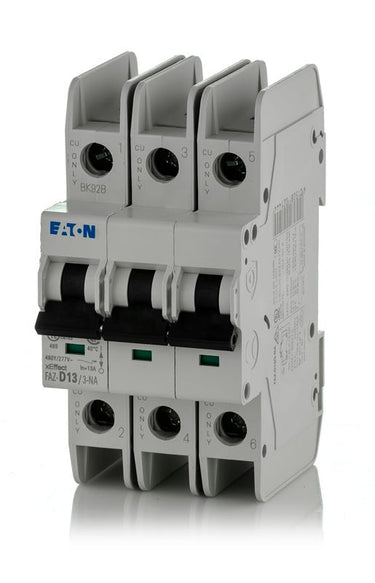 Eaton FAZ-D13/3-NA 3 Pole Circuit Breaker