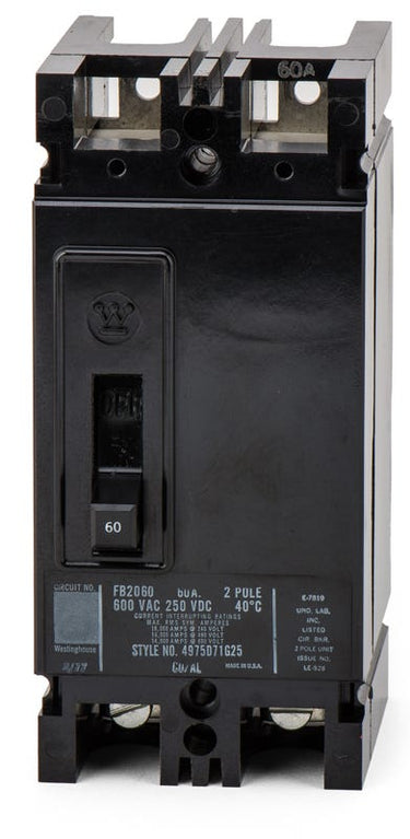 Eaton FB2060 2 Pole Circuit Breaker
