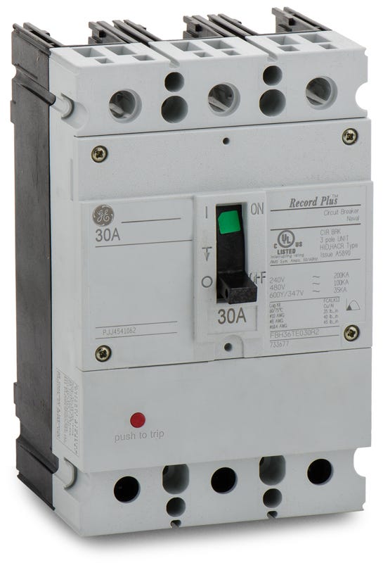 General Electric FBH36TE030R2 3 Pole Circuit Breaker