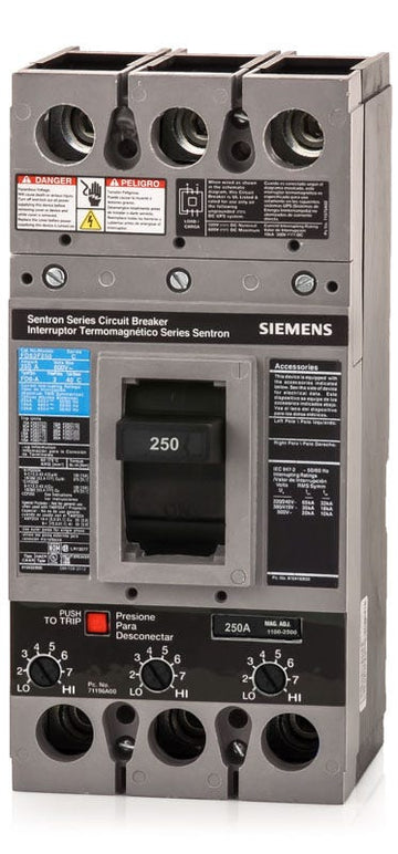 Siemens FD63B250L 3 Pole Circuit Breaker