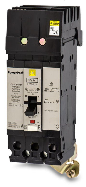 Square D FGA34015 3 Pole Circuit Breaker
