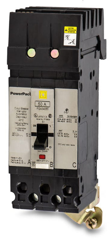 Square D FGA34050 3 Pole Circuit Breaker