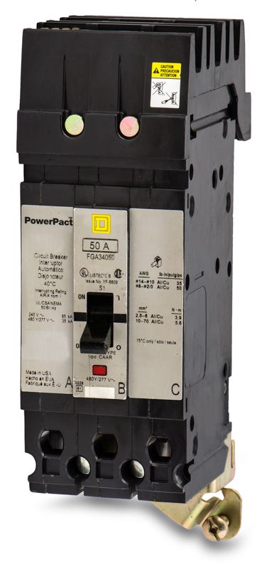 Square D FGA34050 3 Pole Circuit Breaker
