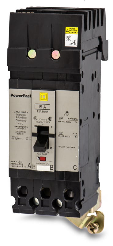 Square D FJA34015 3 Pole Circuit Breaker
