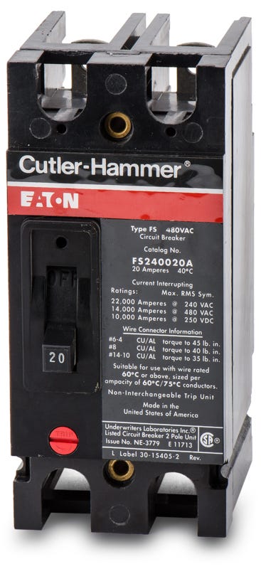 Eaton FS240020A 2 Pole Circuit Breaker
