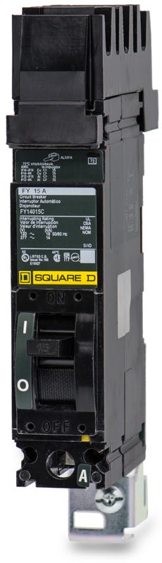 Square D FY14015C 1 Pole Circuit Breaker