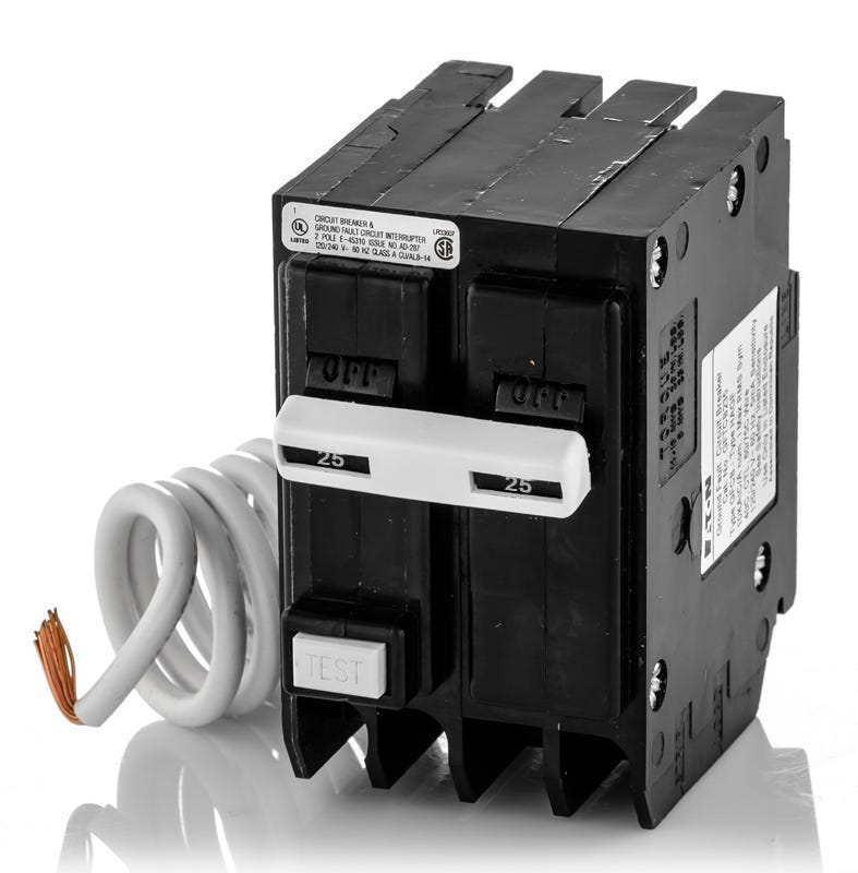 Eaton GFTCB225 2 Pole Ground Fault Circuit Breaker