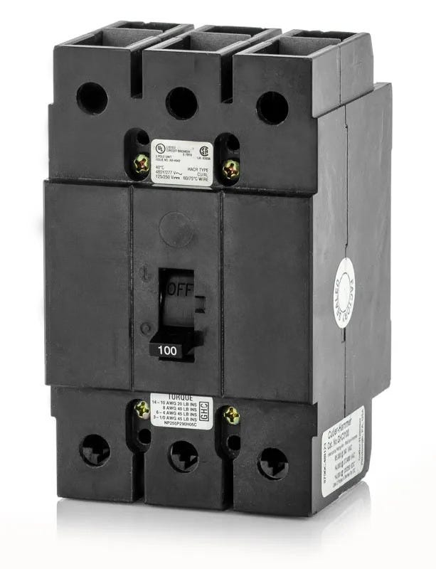 Eaton GHC3100 3 Pole Circuit Breaker