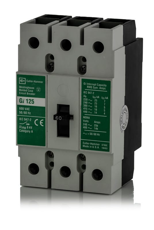 Eaton GI3060 3 Pole Circuit Breaker