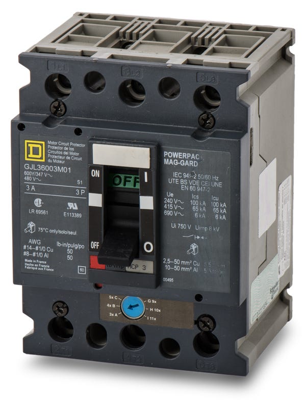 Square D GJL36003M01 3 Pole Circuit Breaker