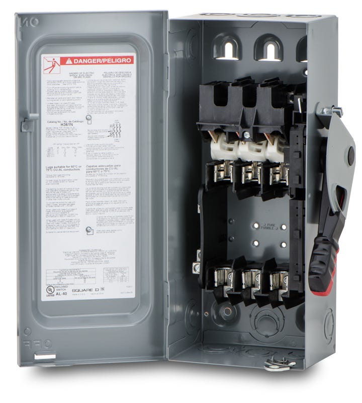 Square D H361N Heavy Duty Safety Switch