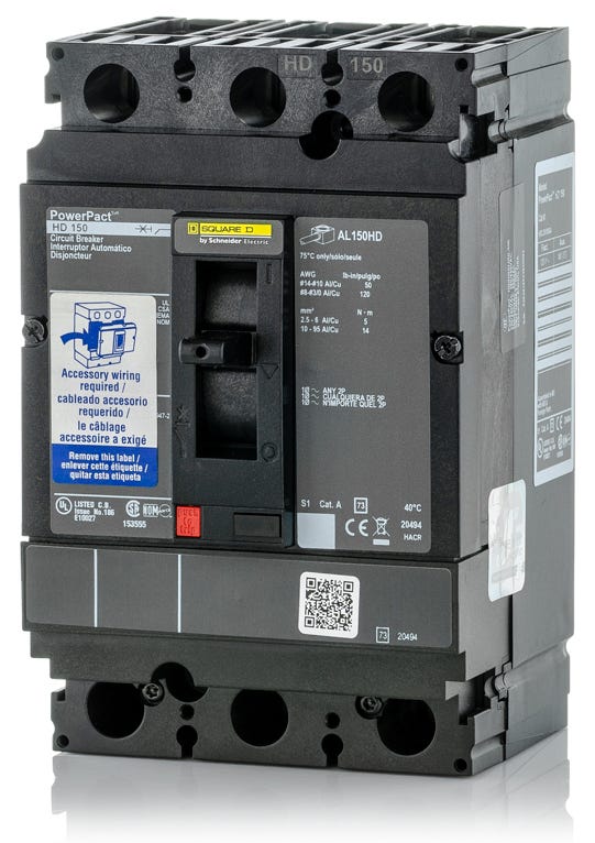 Square D HDL36100SA 3 Pole Circuit Breaker