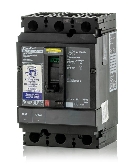 Square D HDP36125SA 3 Pole Circuit Breaker