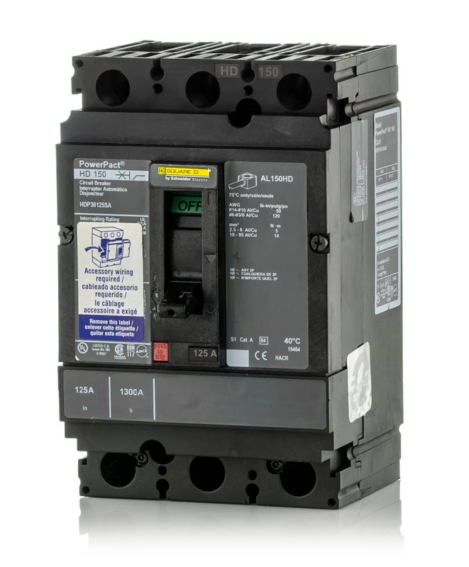 Square D HDP36125SA 3 Pole Circuit Breaker