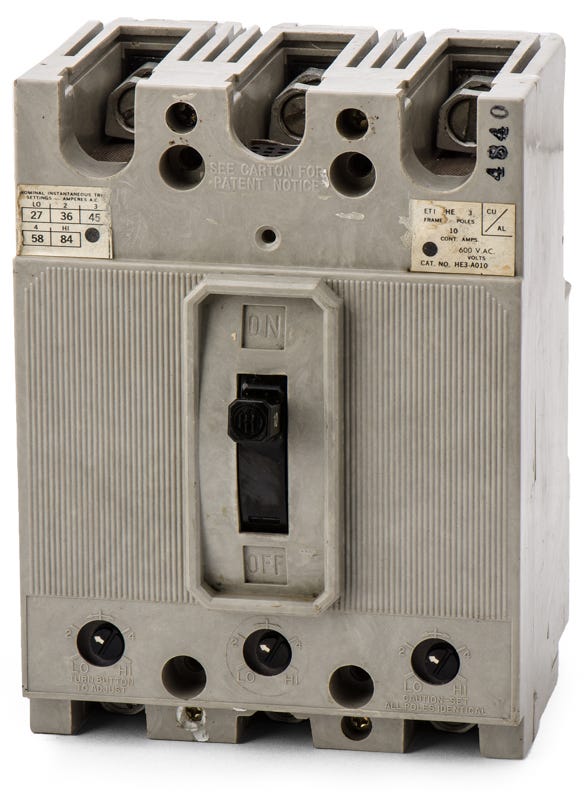 ITE Siemens HE3A010 3 Pole Circuit Breaker