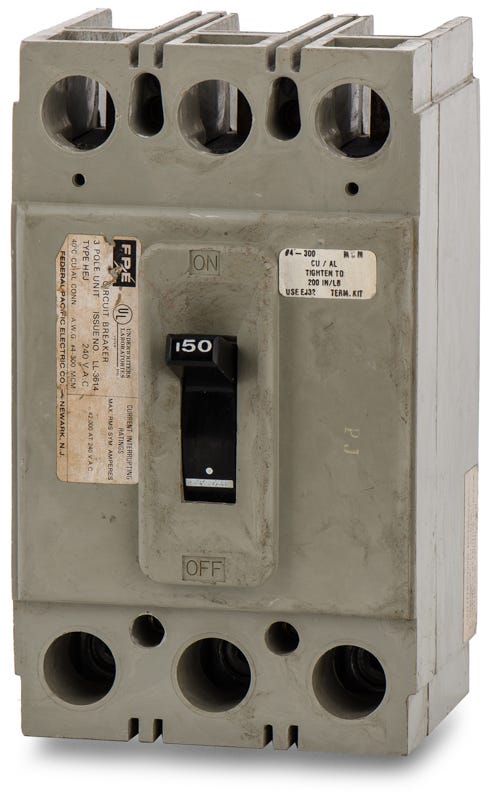 Federal Pacific HEJ231150 3 Pole Circuit Breaker