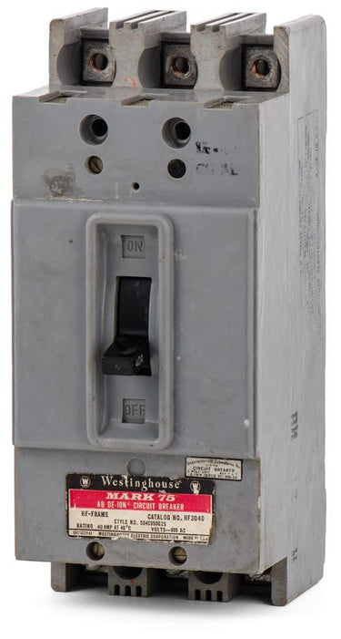 Westinghouse HF3040 3 Pole Circuit Breaker