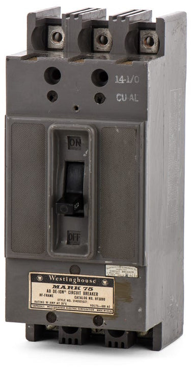 Westinghouse HF3090 3 Pole Circuit Breaker
