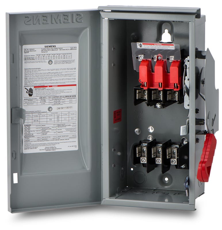 Siemens HF361R Heavy Duty Safety Switch